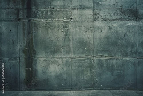 Aged concrete wall with distinct weathering patterns, ideal for textured backdrops in urban and industrial design settings.

