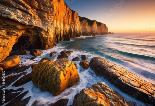 capturing coastal rock stunning sea cliffs geological features, formation, rugged, coastline, natural, ocean, water, erosion, geology, picturesque, scenery