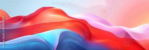 Abstract colorful wave modern futuristic background, abstract blue pink orange background with waves, 3d abstract blue light background with rainbow background,banner 