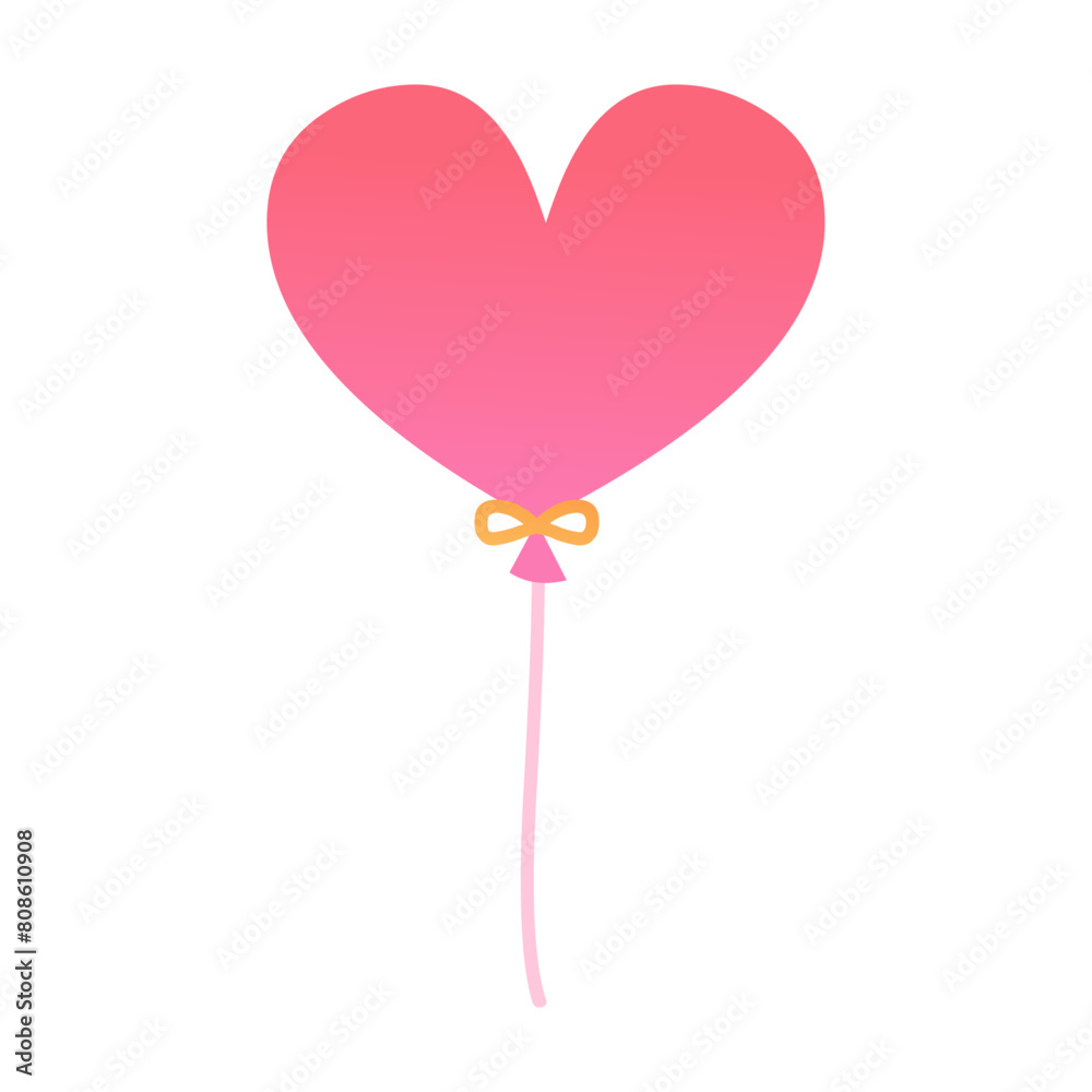 Heart shaped balloon. Wedding and valentine day