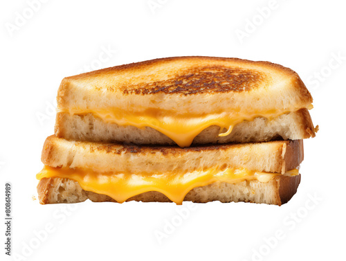 a grilled cheese sandwich with melted cheese photo