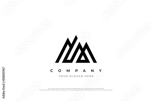 Simple AM or MA Logo Design