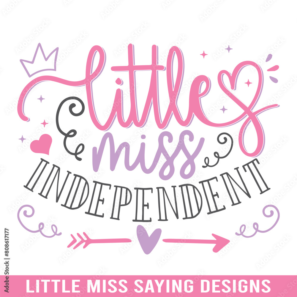 Little miss independent svg design Little miss independent svg design