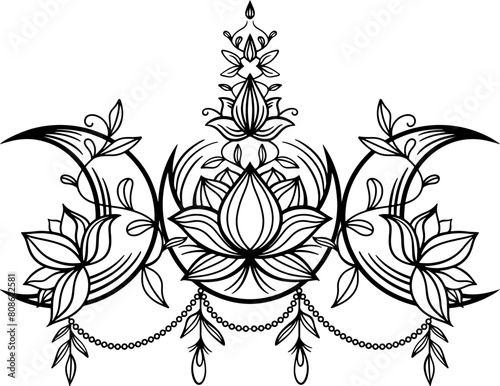 Wicca Triple Moon 