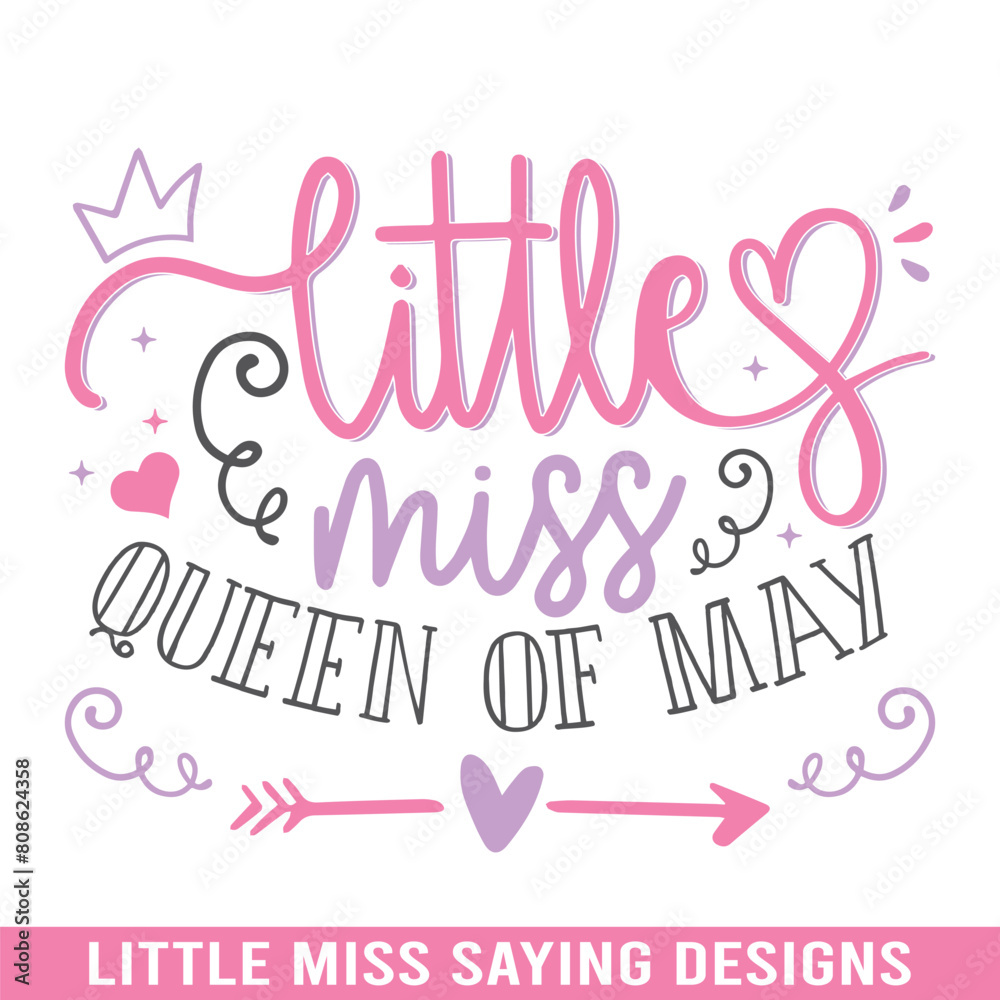 Little miss may svg design