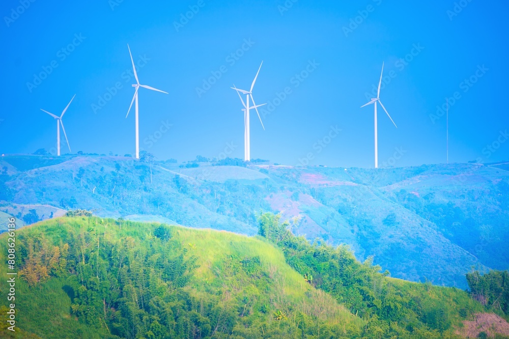 Wind turbines are energy generated from the wind. Wind turbines are energy generated from the wind.