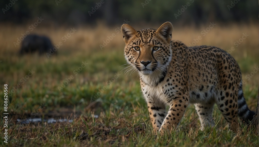 Wildlife: People are often fascinated by images of animals in their natural habitats. Focus on capturing animals in action or displaying interesting behaviors.,leopard in the tree,natural images Wildlife: People are often fascinated by images of animals in their natural habitats. Focus on capturing animals in action or displaying interesting behaviors.,leopard in the tree,natural images