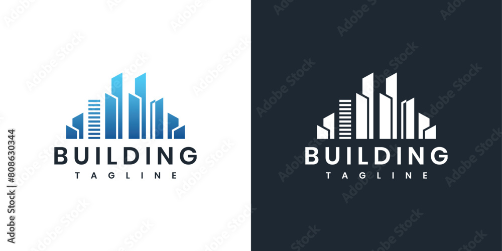 Real estate building logo design template.building logo 
