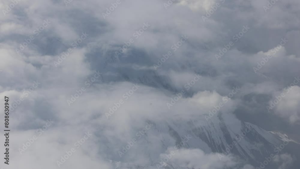 Air plane window view time lapse clouds and blue sunny sky, Loop of white clouds over blue sky with sun, Aerial view, 4K Air plane window view time lapse clouds and blue sunny sky, Loop of white clouds over blue sky with sun, Aerial view, 4K