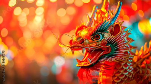 A Chinese New Year Dragon On The Streets
