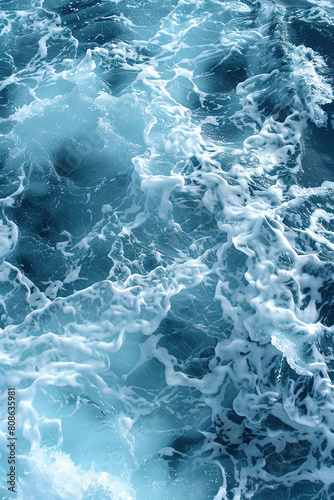 Close Up of Ocean Water With Waves