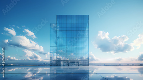 modern glass building