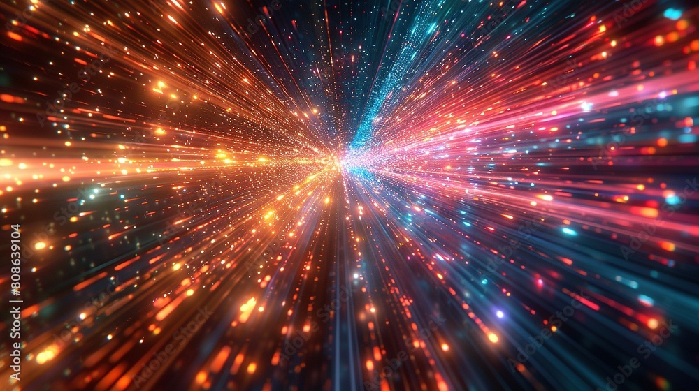 3d render of abstract background with glowing particles in space. Computer generated abstract technology background 3d render of abstract background with glowing particles in space. Computer generated abstract technology background