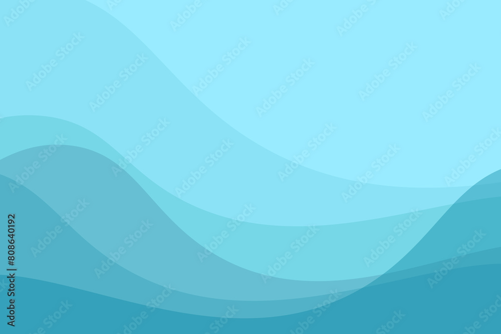 Fototapeta premium Background blue waves presentation