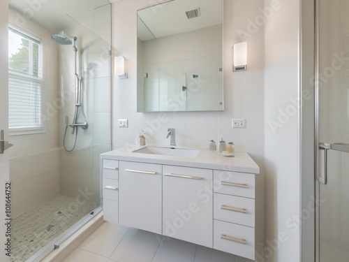 modern bathroom interior generative ai