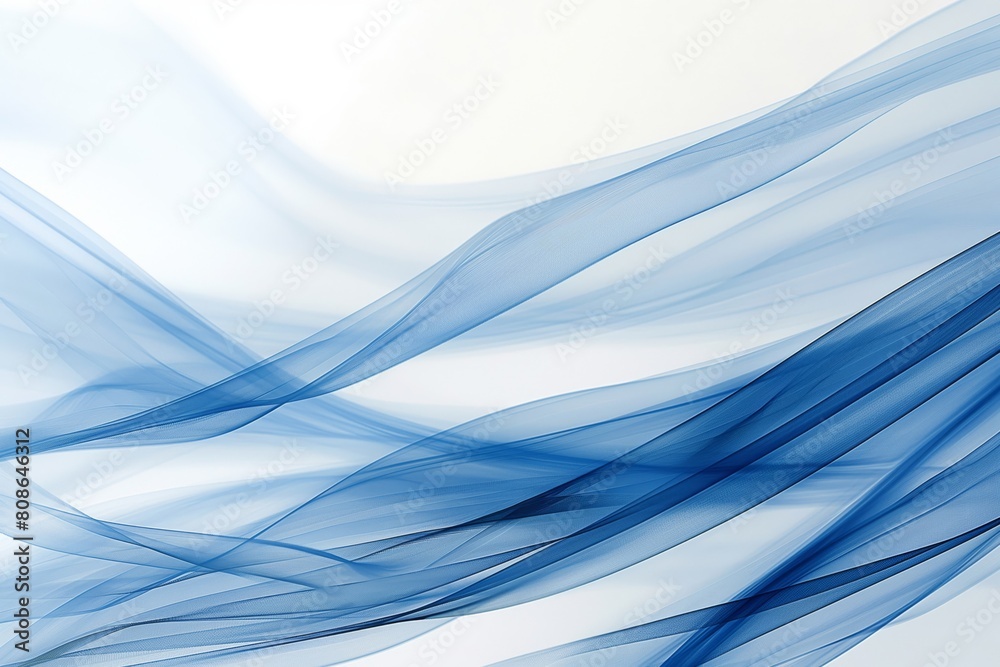 Modern abstract background with flowing blue waves creating a sleek gradient design Modern abstract background with flowing blue waves creating a sleek gradient design