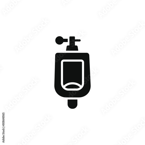 Urinal icon isolated on transparent background