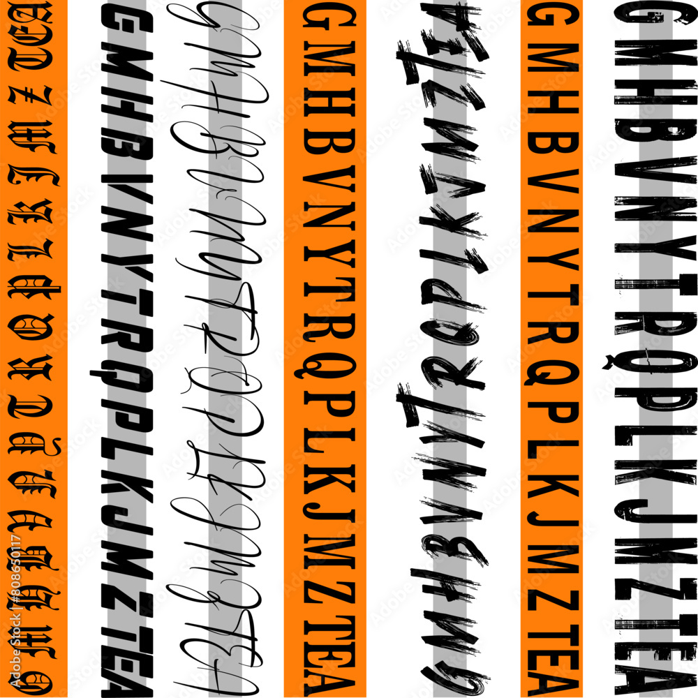 Geometric brush writing slogan color design pattern background abstract texture art print design