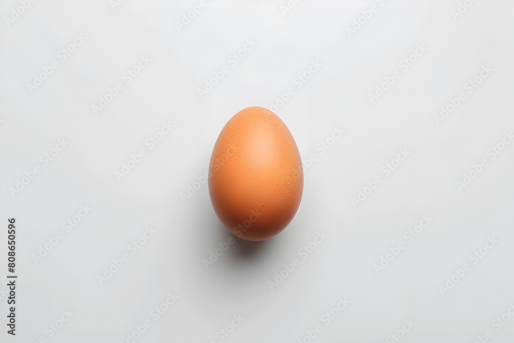 Organic Chicken Egg on White Background Showcasing Its Natural Beauty and Purity Organic Chicken Egg on White Background Showcasing Its Natural Beauty and Purity