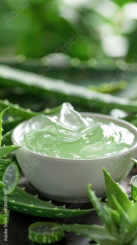 Aloe vera gel is a natural moisturizer that can help to soothe and hydrate your skin
