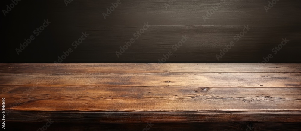 Background image of an old wooden table with plenty of copy space Background image of an old wooden table with plenty of copy space
