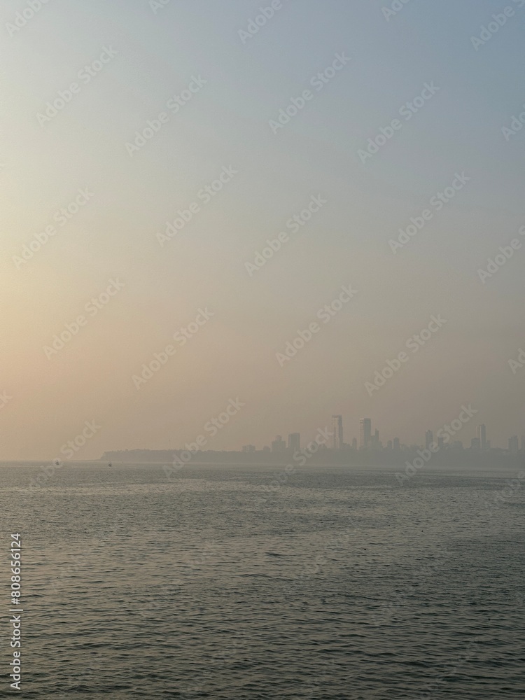 City of Mumbai from the sea