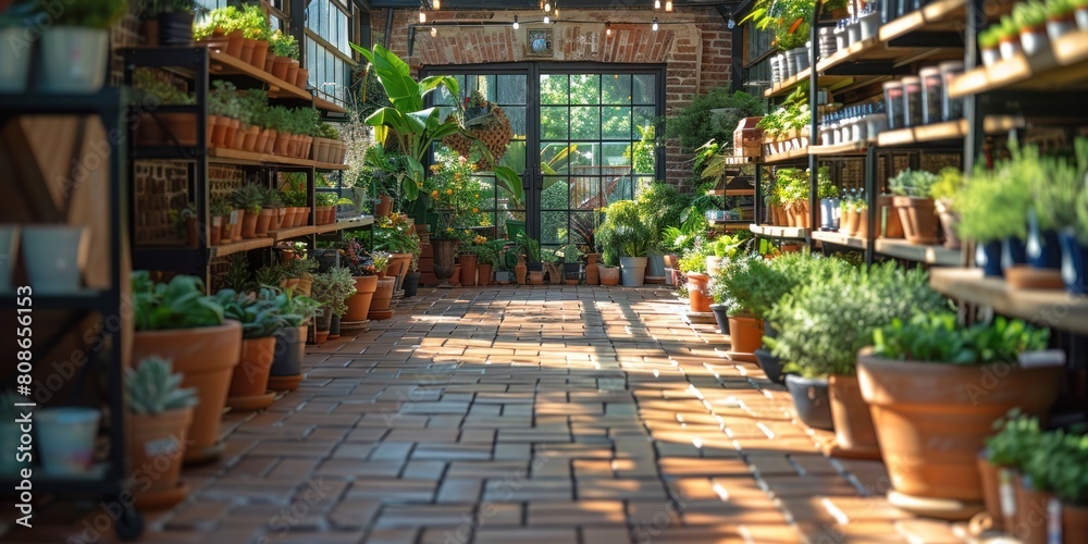 The Lush Haven: Potted Plants Galore