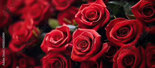 Red roses are perfect for creating a background for Valentine s Day or any other occasion They can be used as part of Valentine s Day concepts or to add a touch of romance to various events The image