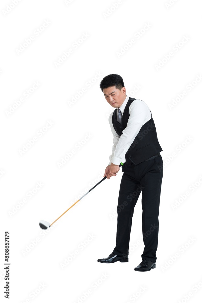 Shed middle-aged businessmen who play golf Shed middle-aged businessmen who play golf