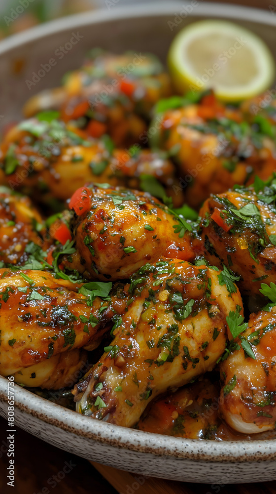 Chicken breast in garlic sauce Chicken breast in garlic sauce