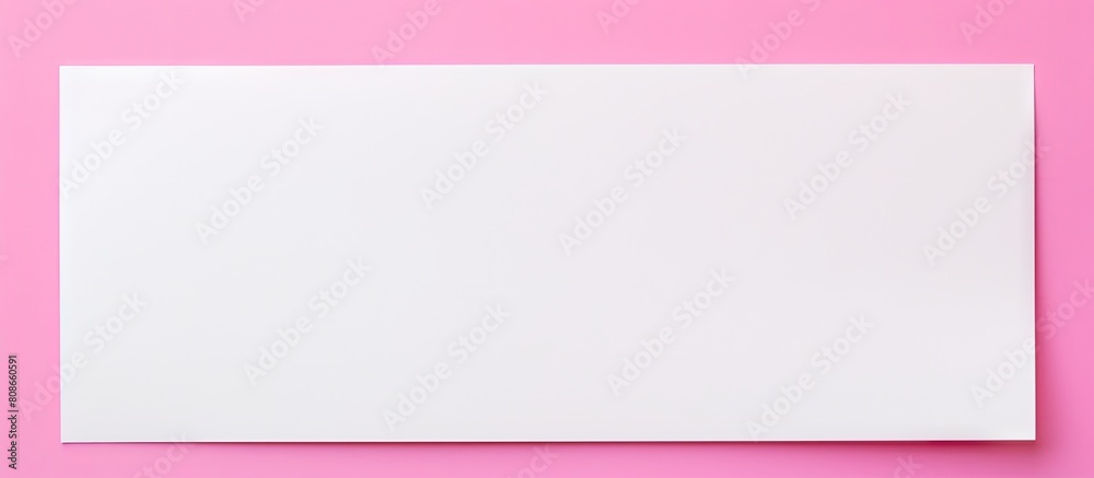 Pink background with a white paper providing ample space for copy or images Pink background with a white paper providing ample space for copy or images