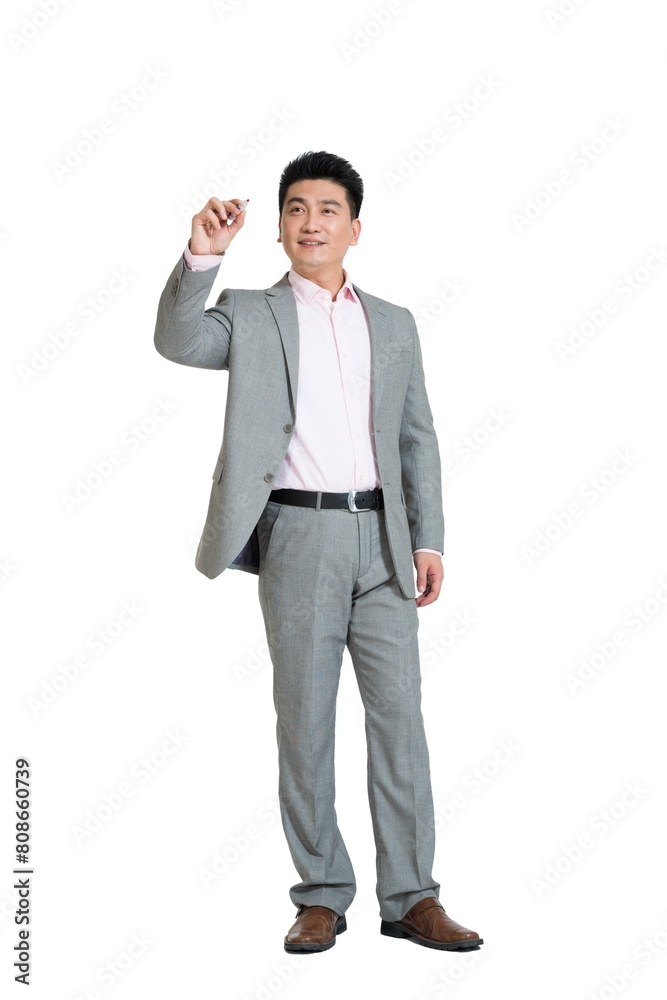 Shed on middle-aged business men to write with Shed on middle-aged business men to write with