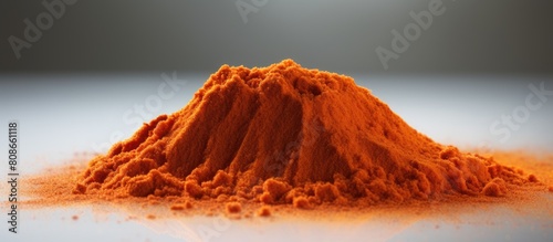 Copy space image of Paullinia cupana also known as powder guarana spice photo