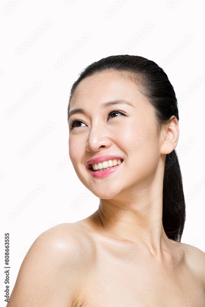 Shed young woman beauty Shed young woman beauty