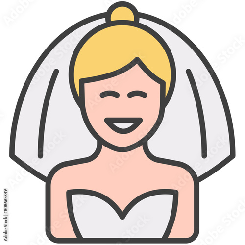 Wedding Colored Icon Pack