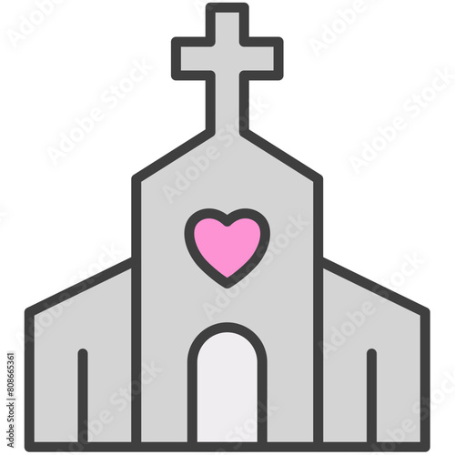 Wedding Colored Icon Pack