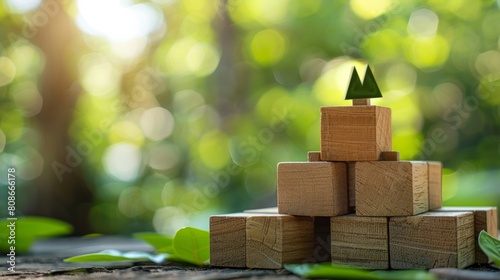 A  building blocks, symbolizing the collective effort that contributes to a company's growth