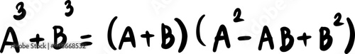 Polynomial math handwritten