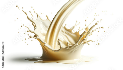 vanilla milk splashes