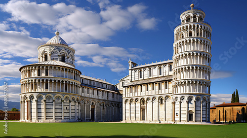 Cathedral of Pisa and Leaning Tower photo