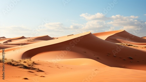 In the desert under the sunny sky making more beautyfull the scenery