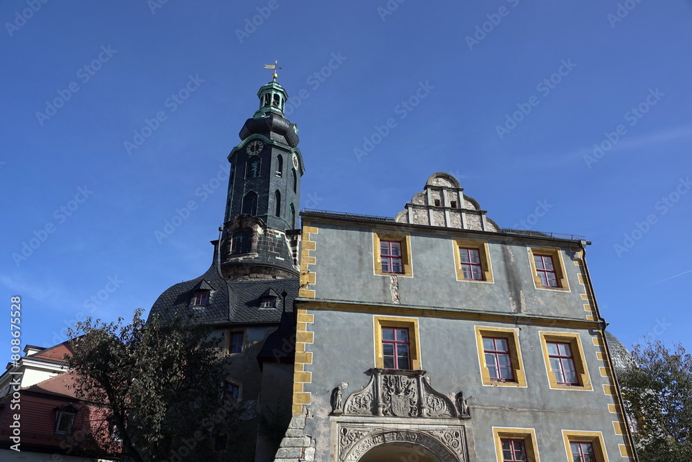 Obraz na plátně Weimarer Stadtschloss