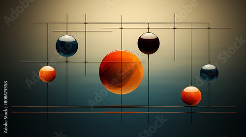 an abstract visualization of the idea of balance and equilibrium photo