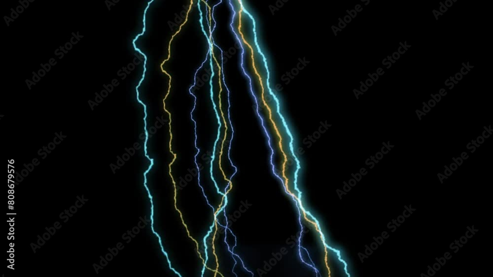Electric Abstract Background Loop Digital Rendering Electric Abstract Background Loop Digital Rendering