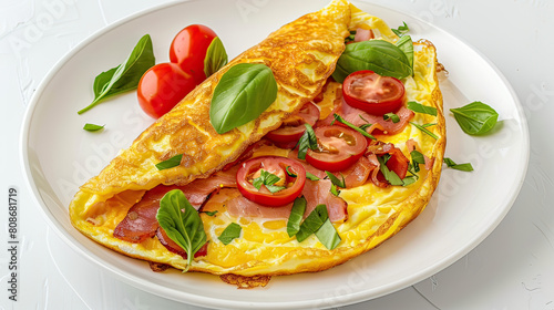 Breakfast Omelette AI generative