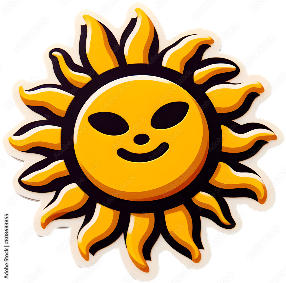 sun cartoon illustration Generative Ai sun cartoon illustration Generative Ai