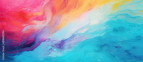 Closeup of a colorful oil paint background perfect for copy space image