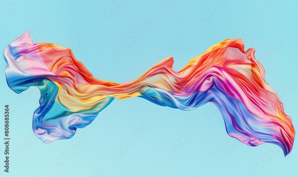 LGBT flag flying LGBT flag flying