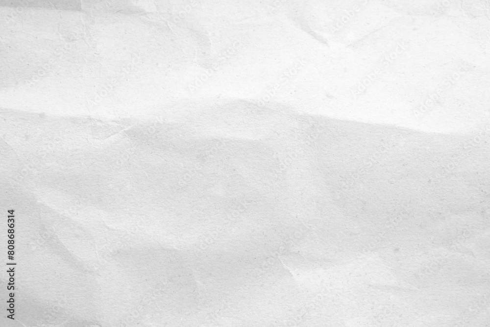 Fototapeta premium White recycled craft paper texture as background. Grey paper texture.