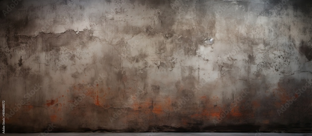 The photo displays an aged and deteriorated concrete wall texture creating a weathered darkened backdrop suitable for copy space image usage The photo displays an aged and deteriorated concrete wall texture creating a weathered darkened backdrop suitable for copy space image usage